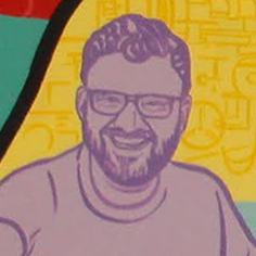 Mural depiction of Bassam Shakhashiri